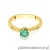 Pierścionek W0563 szmaragd 0,50ct żółte złoto