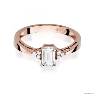 Pierścionek W0002 Diament Laboratoryjny 0,60ct różowe złoto