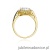 Pierścionek W0080 Diament Laboratoryjny 1,90ct żółte złoto