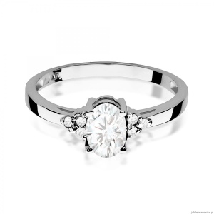 Pierścionek W0308 Diament laboratoryjny 0,70ct białe złoto