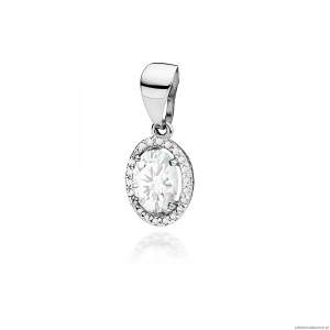 Zawieszka Z0080 Diament Laboratoryjny 1,90ct białe złoto