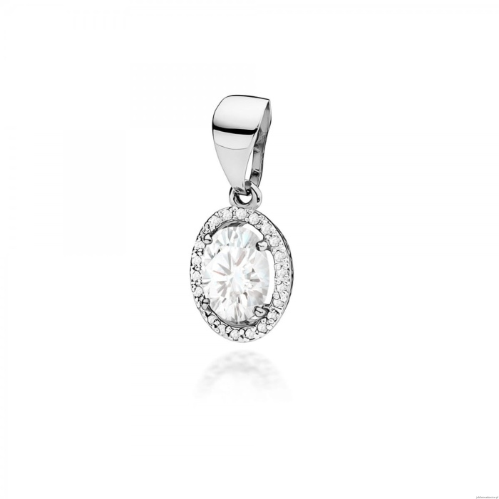 Zawieszka Z0080 Diament Laboratoryjny 1,90ct białe złoto