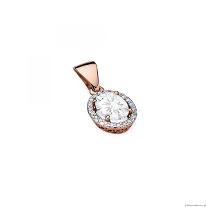Zawieszka Z0080 Diament Laboratoryjny 1,90ct różowe złoto