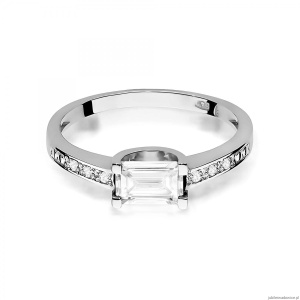 Pierścionek W0105 Diament Laboratoryjny 0,60ct białe złoto