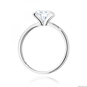 Pierścionek W0688 Diament Laboratoryjny 2,00ct białe złoto