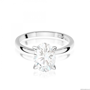 Pierścionek W0688 Diament Laboratoryjny 2,00ct białe złoto