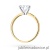 Pierścionek W0689 Diament Laboratoryjny 2,00ct żółte złoto