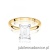Pierścionek W0691 Diament Laboratoryjny 2,00ct żółte złoto