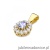 Zawieszka Z0354 Tanzanit 0,40ct żółte złoto