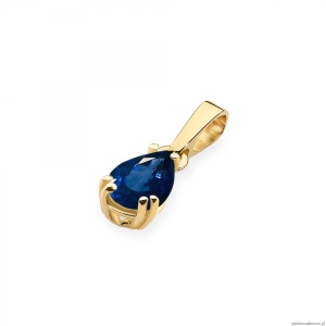 Zawieszka Z0006 Szafir 0,60ct żółte złoto