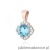 Zawieszka Z0571 Topaz Swiss 0,50ct różowe złoto
