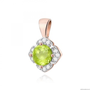 Zawieszka Z0571 Oliwin 0,60ct różowe złoto