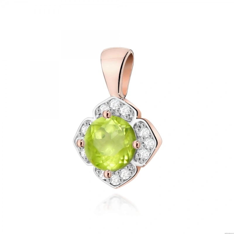 Zawieszka Z0571 Oliwin 0,60ct różowe złoto