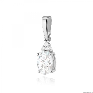Zawieszka Z0308 Diament Laboratoryjny 0,70ct białe złoto