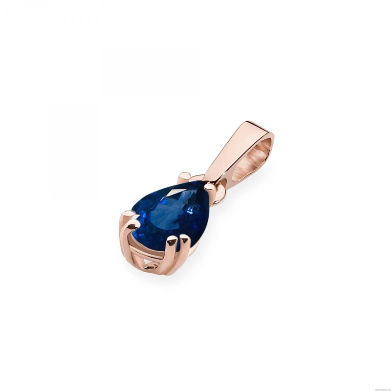 Zawieszka Z0006 Szafir 0,60ct różowe złoto