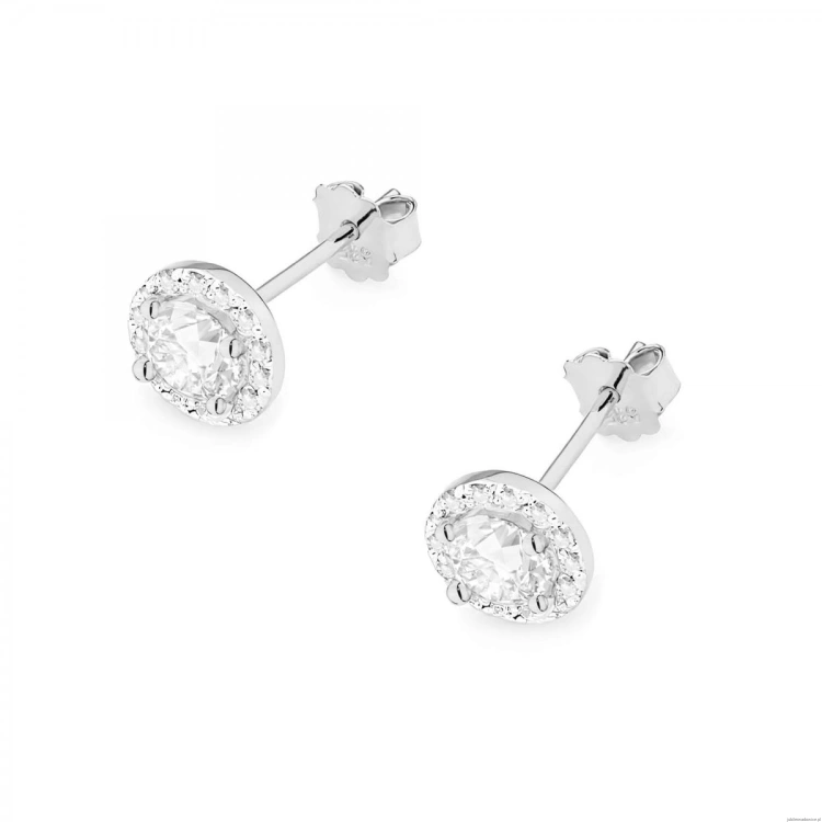 Kolczyki K0509 Diament 2 x 0,40ct białe złoto