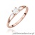 Pierścionek W0708 Diament 0,08ct różowe złoto