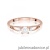 Pierścionek W0708 Diament 0,08ct różowe złoto