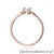Pierścionek W0708 Diament 0,08ct różowe złoto