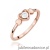 Pierścionek W0709 Diament 0,01ct różowe złoto