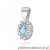 Zawieszka Z0354 Topaz Swiss 0,50ct różowe złoto