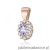 Zawieszka Z0354 Tanzanit 0,40ct różowe złoto