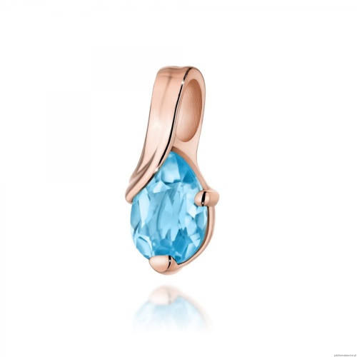 Zawieszka Z0578 Topaz Swiss 0,90ct różowe złoto