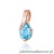 Zawieszka Z0578 Topaz Swiss 0,90ct różowe złoto