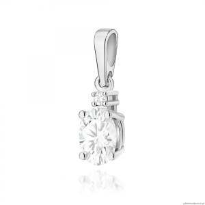 Zawieszka Z0001 Diament laboratoryjny 0,40ct białe złoto