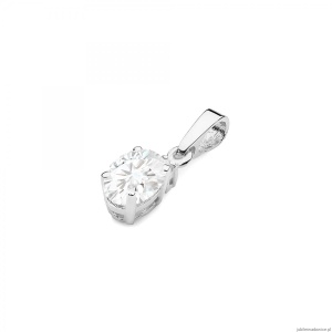 Zawieszka Z0001 Diament laboratoryjny 0,40ct białe złoto