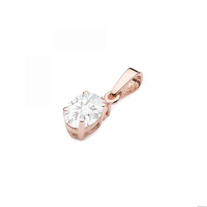 Zawieszka Z0001 Diament laboratoryjny 0,40ct różowe złoto