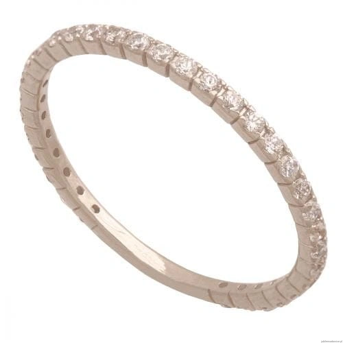 Białe złoto Pierścionki 5900025372272