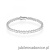 Bransoletka B0028 z diamentami laboratoryjnymi białe złoto