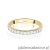 Pierścionek W0446 z diamentami laboratorynymi żółte złoto