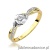 Pierścionek W420 Diament 0,04ct żółte złoto OUTLET - Rozmiar 15