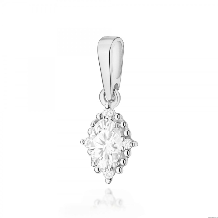 Zawieszka Z0512 Diament Laboratoryjny 0,25ct białe złoto