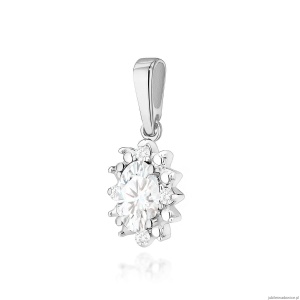 Zawieszka Z0513 Diament laboratoryjny 0,25ct białe złoto