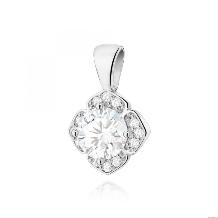 Zawieszka Z0571 Diament Laboratoryjny 0,50ct białe złoto
