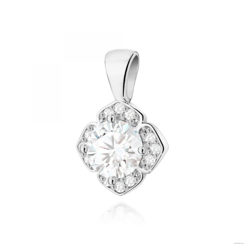 Zawieszka Z0571 Diament Laboratoryjny 0,50ct białe złoto