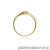 Pierścionek W0001 Diament 0,04ct żółte złoto 375