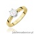 Pierścionek W0234 Diament 1,00ct Żółte złoto 375