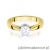 Pierścionek W0234 Diament 1,00ct Żółte złoto 375
