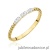 Pierścionek W0479 z diamentami Żółte złoto 375