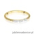 Pierścionek W0479 z diamentami Żółte złoto 375