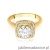 Pierścionek W0548 Diament 1,00ct Żółte złoto 375
