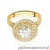 Pierścionek W0549 Diament 1,00ct Żółte złoto 375