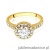Pierścionek W0551 Diament 1,00ct Żółte złoto 375