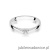 Pierścionek W0175 Diament 0,03ct Białe złoto 375