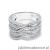 Pierścionek W0215 z diamentami Białe złoto 375