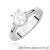 Pierścionek W0220B Diament 1,00ct Białe złoto 375